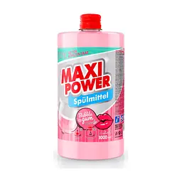Засіб для ручного миття посуду Maxi Power Бабл Гам запаска 1000 мл (4823098411970)