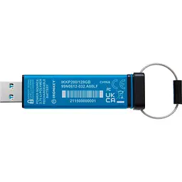 USB флеш-накопичувач Kingston IronKey Keypad 200 128GB USB-A 3.2 Gen 1 Blue (IKKP200/128GB) [101525] - мініатюра 5