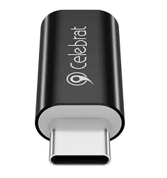 Перехідник Celebrat CA-02 OTG Adapter Type-C to Lightning Connector Black - мініатюра 3