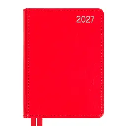 Щоденник діловий Leo Planner 2027 City А6 твердий червоний 352 сторінки (252762)
