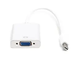 Адаптер PowerPlant Mini DisplayPort - VGA 0.15м White (CA911899)