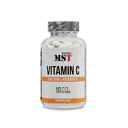 Вітамін C MST Nutrition Vitamin C (Calcium L-ascorbate), 90 капсул у формі кальцію L-аскорбату