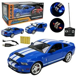 Радіокерована модель автомобіля Ford Mustang Shelby GT500 Let's race! (PM1404 BLUE)