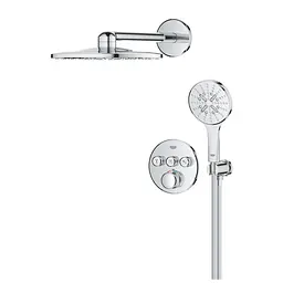 Душова система прихованого монтажу Grohe Grohtherm Smartcontrol з Rainshower SmartActive 310 34863000, Хром - мініатюра 3