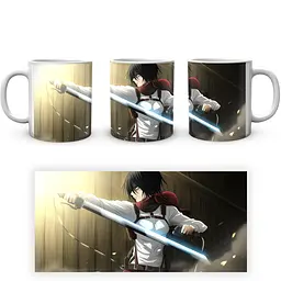 Кухоль GeekLand Attack on Titan Атака Титанів Мікаса AOT 002.09 330 мл білий - мініатюра 4