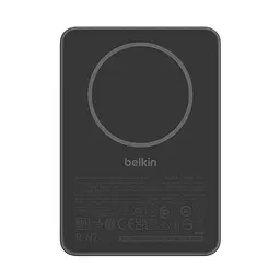 Портативний акумулятор із бездротовою зарядкою Power Bank Belkin Slim Magnetic 5000 Black