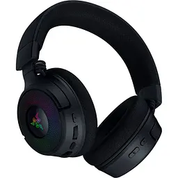 Гарнітура ігрова Razer Kraken V4, USB-A/WL/BT, RGB, чорний - мініатюра 4