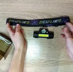 Налобний ліхтар із сенсором та магнітом BL1898 Sensor №7476 - мініатюра 3
