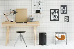 Бак для сміття Brabantia Pedal Bin, чорний матовий, 12 л (113741) - мініатюра 5