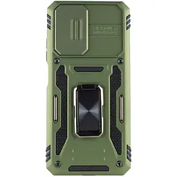 Ударостійкий чохол Camshield Army Ring для Xiaomi Redmi 9A Оливковий / Army Green - мініатюра 2