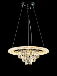 Світлодіодна люстра Splendid Ray LC118/1+1 LED (CH) з кришталем, хром, 40 Вт - мініатюра 4