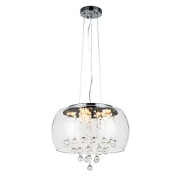 Світильник підвісний LED Levistella 800P8057 led (400*205) CL, 18W, метал + скло, діаметр 400мм, сучасний стиль для дому - мініатюра 2