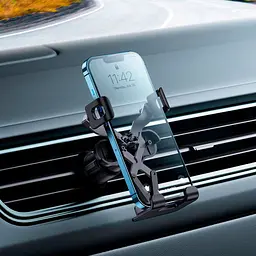 Автотримач Baseus Stable Gravitational Car Mount Lite Air Outlet Version Black (SUWX010001) [134769] - мініатюра 11