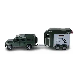 Автомодель 520460.270 "Land Rover з причепом та фігурками коней" TechnoDrive в коробці (8713219578902) - мініатюра 8