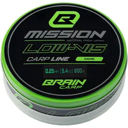 Волосінь Brain Mission Carp Line (Camo) 600m 0.25mm 5.4kg - мініатюра 2