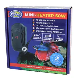 Нагрівач з електронним управлінням Aqua Nova 50Вт (MINI-HEATER-50W) - мініатюра 3