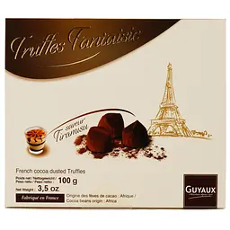 Конфеты Guyaux chocolatier Тирамису трюфель 100 г (524119)