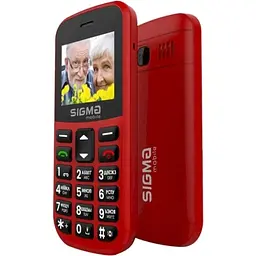 Мобільний телефон mobile Comfort 50 Easy Type-C, Red Sigma teh0020346 - мініатюра 3
