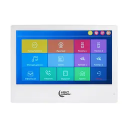 Відеодомофон 10" WiFi Tuya Light Vision SINGAPORE (AI) FHD White (82-00238) - мініатюра 1