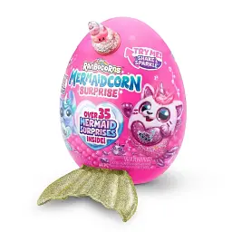 М'яка іграшка-сюрприз Rainbocorns Mermaidcorn ZURU у яйці понад 35 сюрпризів плюшева русалка (SKU-261) - мініатюра 4