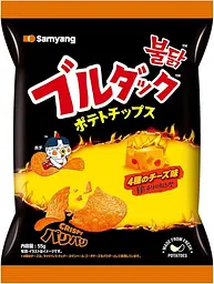 Чіпси Samyang Buldak 4 Cheese Potato Chips 55г