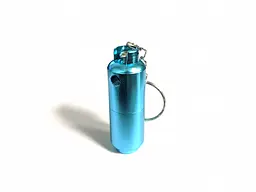Люлька для куріння N45 Aluminum cyan 77 мм (YD132) - мініатюра 2