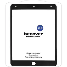 Захисне скло BeCover 10D для Apple iPad 10.2 2019/2020/2021 Black (710572) - мініатюра 2