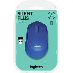 Бездротова професійна миша Logitech M330 Silent Plus (910-004910) синя - мініатюра 5