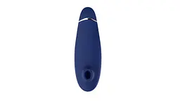 Вакуумний кліторальний стимулятор Womanizer Premium 2 Blueberry – Smart Silence, водозахист, USB-зарядка - миниатюра 3