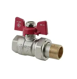 Кран кульовий з американкою Nolf classic 1/2" прямий NFC.921-06 (NF3150)