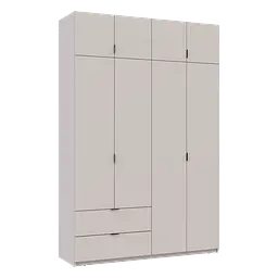Розпашна Шафа для одягу Doros Лукас Кашемір 160х50х240 (80737728) - мініатюра 7