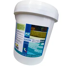 Шоковий хлор Barchemicals PG-35 Biclor 56 5 кг у таблетках 20 г для швидкої обробки басейну - мініатюра 3