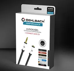 Кабель подовжувач mini-Jack 3,5 Male — mini-Jack 3,5 Female OEHLBACH i-Connect 3m