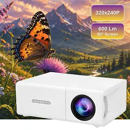 Проектор XON SmartView CY200 320x240P, 600Lm (XVAA0302BW 5514) Білий - мініатюра 6