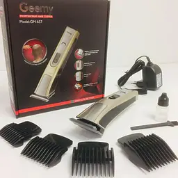 Акумуляторна машинка для стрижки волосся з насадками Gemei GM-657 - мініатюра 3