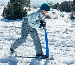 ДИТЯЧИЙ СНОУБОРД З КЕРМОМ, синій - мініатюра 4