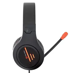 Дротова гарнітура MeeTion Gaming Backlit MT-HP021, USB, 3.5mm, 1.8m, black-orange - мініатюра 3