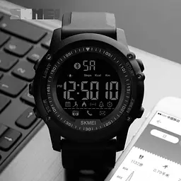 Чоловічий наручний годинник Skmei Dynamic 1321 Чорний - мініатюра 3