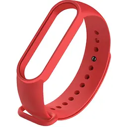 Ремінець для фітнес-браслета Lemfo для Xiaomi Mi Band 5, 6, 7 червоний