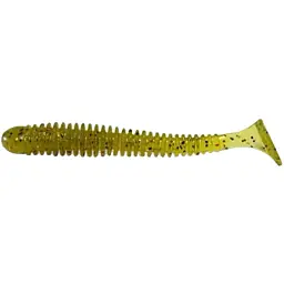 Силікон Crazy Fish Vibro Worm 3.4" #1 кальмар (5 шт/уп)