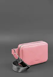 Шкіряна жіноча поясна сумка Dropbag Mini рожева - мініатюра 2