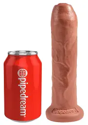 Фалоімітатор King Cock Uncut 7 Tan 16.5 см тілесний - мініатюра 2