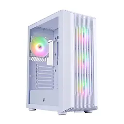 Корпус для ПК 1stPlayer H6-WH-4F7-W