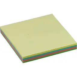 Папір для нотаток Buromax with adhesive layer 76х76мм, 100sheets, pastel colors mix (BM.2312-10)