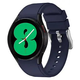 Силіконовий ремінець Galaxy Classic Watchbands для Samsung Galaxy Watch 4 Classic 42 mm - синій силікон розмір L ширина кріплення 20мм (WB00S4GALAXYCLASSIC2442) - мініатюра 2