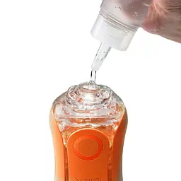 Мастурбатор Tenga Flip Orb - Sunset Orange, з можливістю зміни тиску та стимулювальними кульками всередині - мініатюра 6