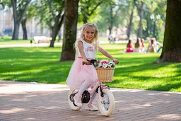 Miqilong Дитячий велосипед RM 12" рожевий - мініатюра 6