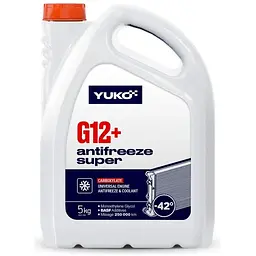 Антифриз Yuko -40 Super G12+ червоний 5л (4820070248227)