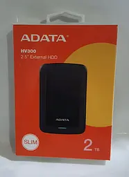 Портативний накопичувач HDD зовнішній жорсткий диск ADATA DashDrive HV300 2TB AHV300-2TU31-CBK 2.5 USB 3.1 Чорний - мініатюра 6