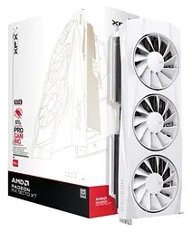 Відеокарта XFX AMD Radeon RX 9070 XT 16GB Quicksilver White Magnetic Air Edition (RX-97TMAQKW9) (GDDR6, 256 bit, PCI-E v5.0 x16) - мініатюра 6
